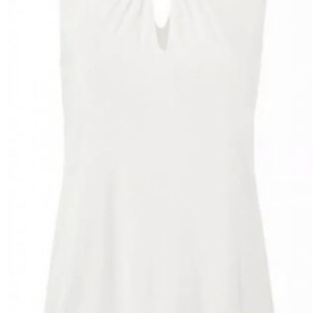 Cabi 5756 White Province Keyhole Top Size Small - Picture 2 of 10